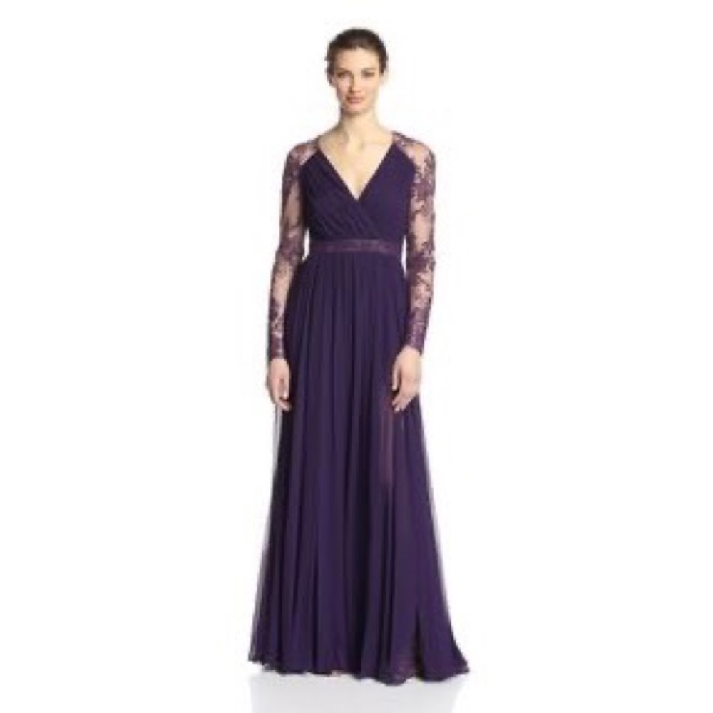 Badgley Mischka Amethyst Gown